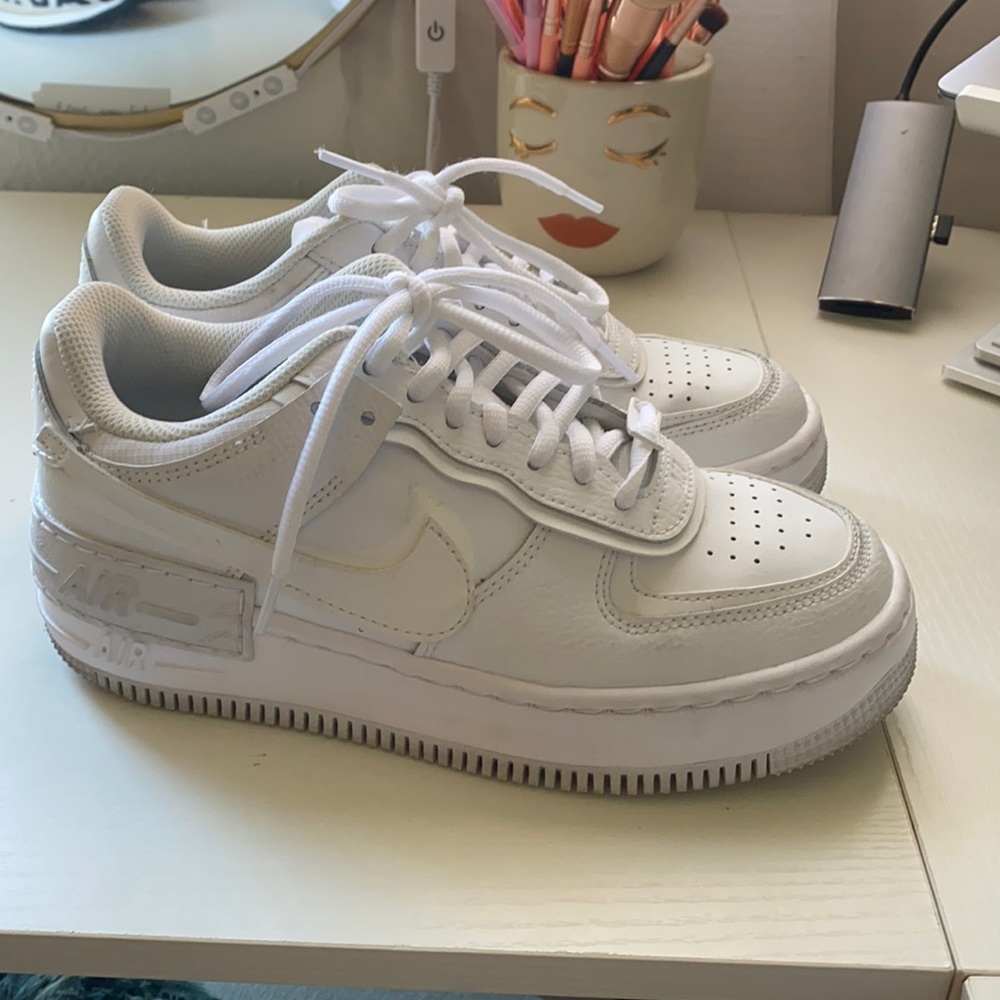 NIKE Air Force ones triple shadow
